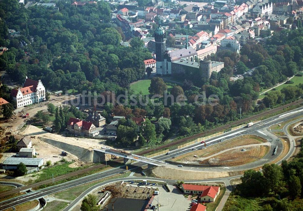 Luftaufnahme Wittenberg (Sachsen-Anhalt) - Bau der Ortsumgehungsstraße - Wittenberg (Sachsen-Anhalt)