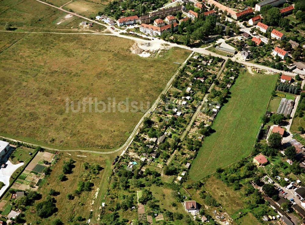 Luftbild Großbeeren / BRB - Bau- und Planungsgelände der MÜBAU an der Genshagener Straße in Großbeeren / Brandenburg.