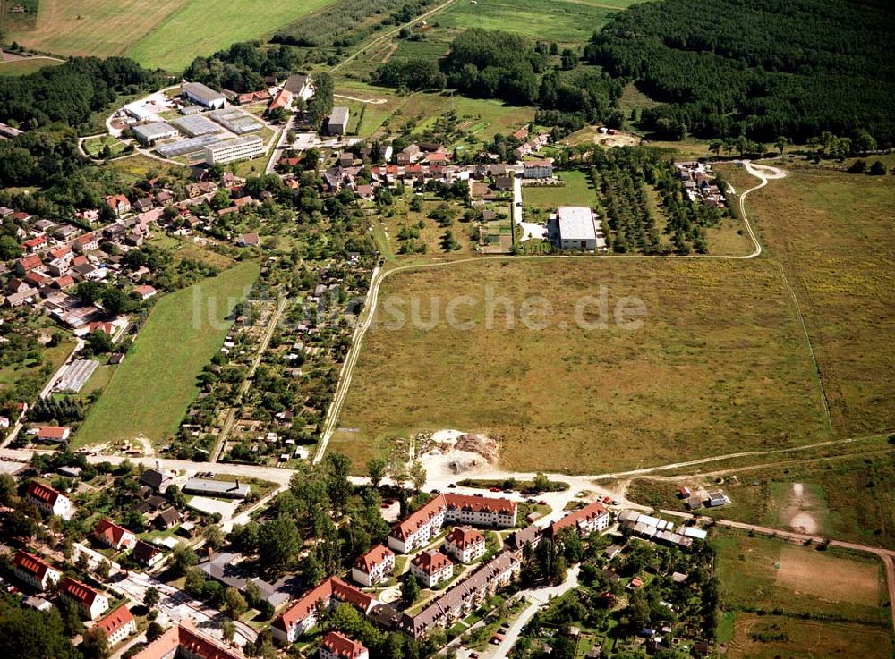 Luftbild Großbeeren / BRB - Bau- und Planungsgelände der MÜBAU an der Genshagener Straße in Großbeeren / Brandenburg.