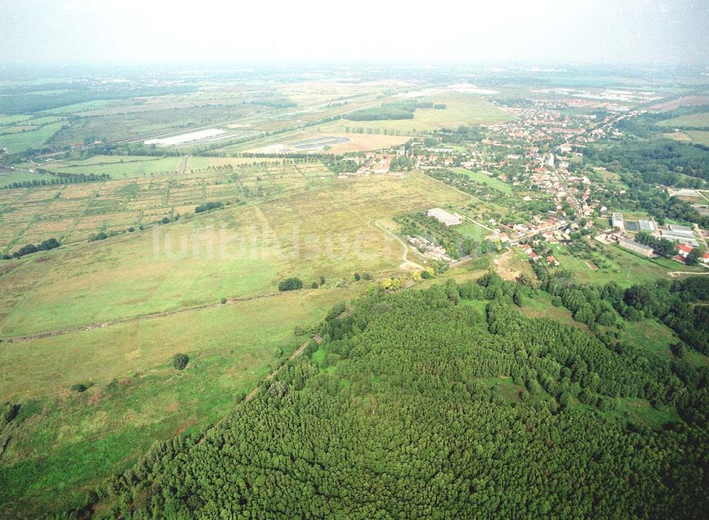 Luftbild Großbeeren / BRB - Bau- und Planungsgelände der MÜBAU an der Genshagener Straße in Großbeeren / Brandenburg.