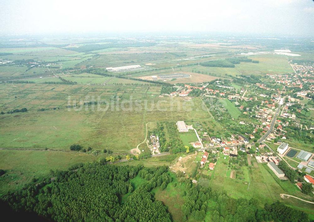 Großbeeren / BRB von oben - Bau- und Planungsgelände der MÜBAU an der Genshagener Straße in Großbeeren / Brandenburg.