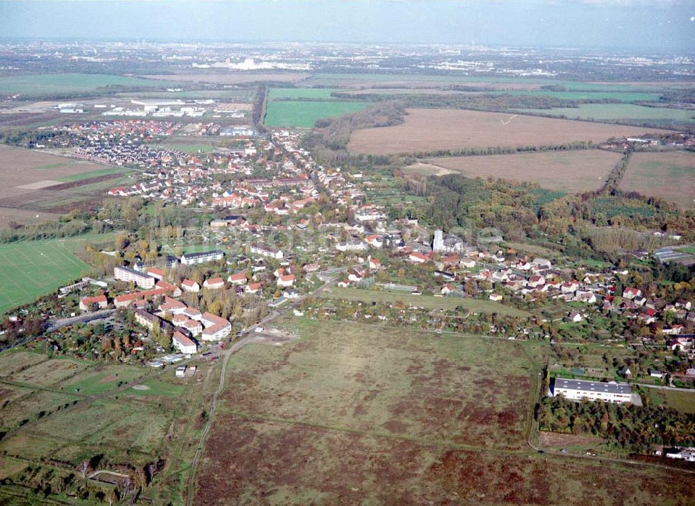 Großbeeren / BRB aus der Vogelperspektive: Bau- und Planungsgelände der MÜBAU an der Genshagener Straße in Großbeeren / Brandenburg.