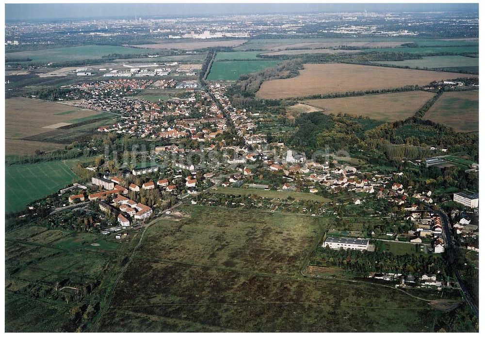 Luftaufnahme Großbeeren / BRB - Bau- und Planungsgelände der MÜBAU an der Genshagener Straße in Großbeeren / Brandenburg.