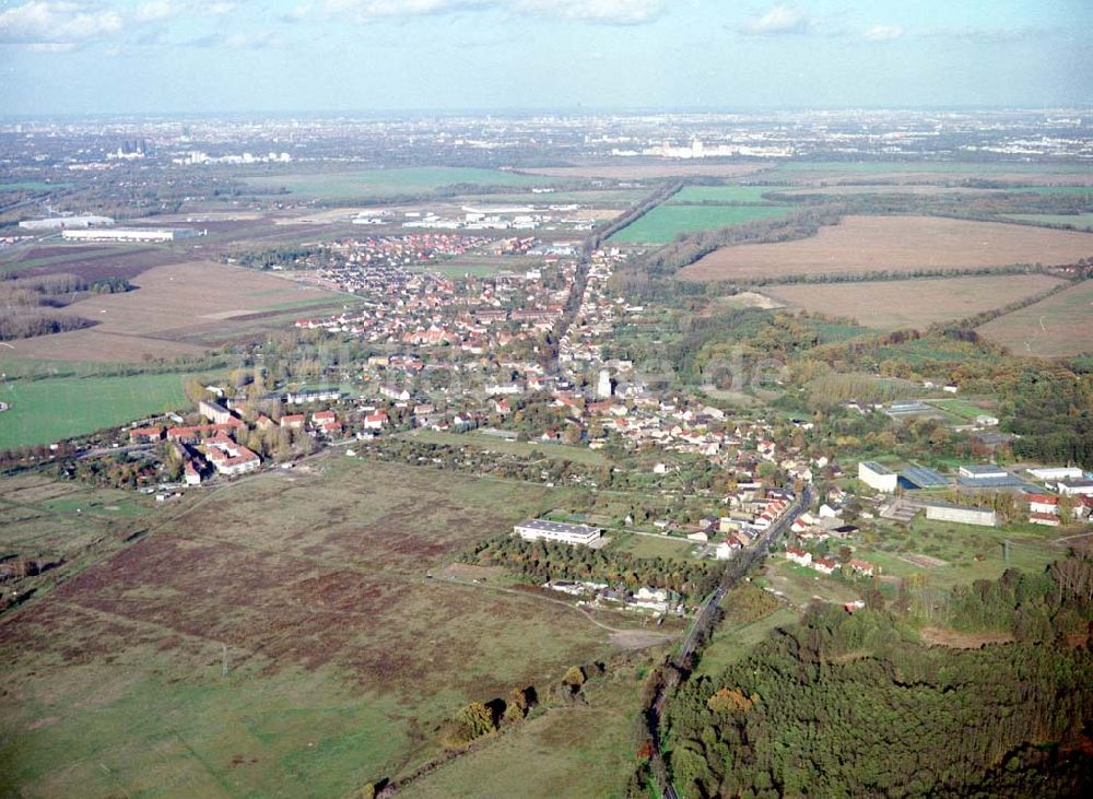 Großbeeren / BRB aus der Vogelperspektive: Bau- und Planungsgelände der MÜBAU an der Genshagener Straße in Großbeeren / Brandenburg.