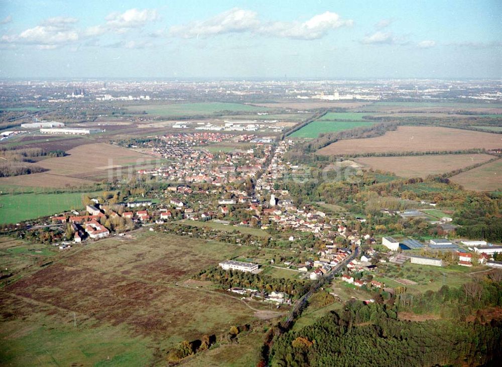 Luftaufnahme Großbeeren / BRB - Bau- und Planungsgelände der MÜBAU an der Genshagener Straße in Großbeeren / Brandenburg.