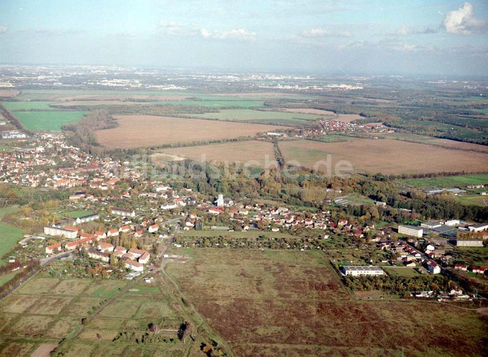 Großbeeren / BRB aus der Vogelperspektive: Bau- und Planungsgelände der MÜBAU an der Genshagener Straße in Großbeeren / Brandenburg.