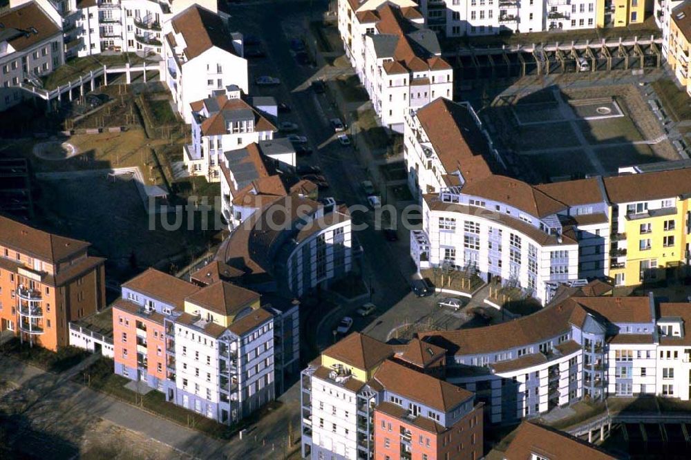 Potsdam - Drewitz / Kirchsteigfeld von oben - Bau des Wohngebiets Kirchsteigfeld.