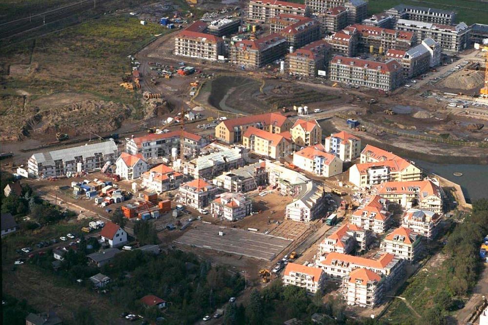 Luftbild - Bau einer Wohnsiedlung in Karow-Nord.