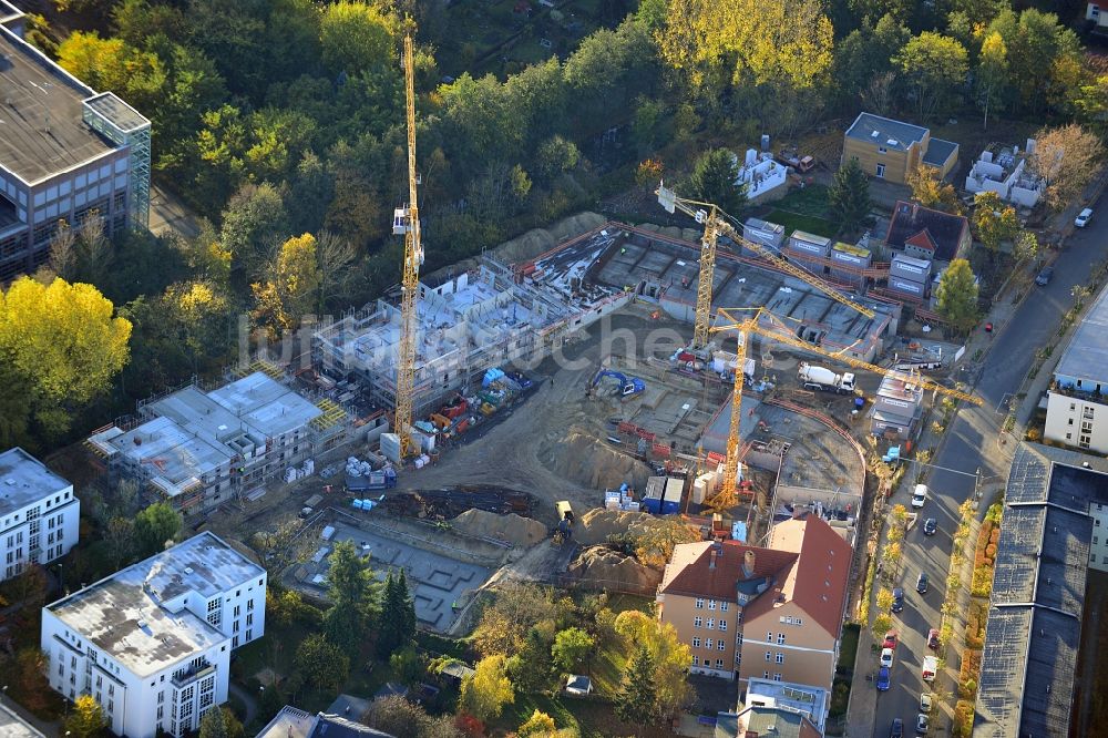 Luftbild Berlin - Bauarbeiten an der Hämmerlingstraße in Köpenick in Berlin