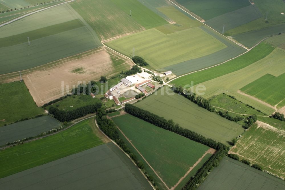 Luftaufnahme Boisjean - Bauernhof bei Boisjean im Departement Pas de Calais in Frankreich