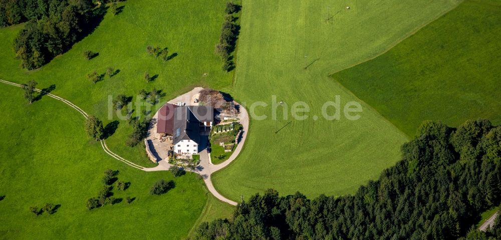 Luftaufnahme Waidhofen an der Ybbs - Bauernhof bei Waidhofen an der Ybbs im Bundesland Niederösterreich in Österreich