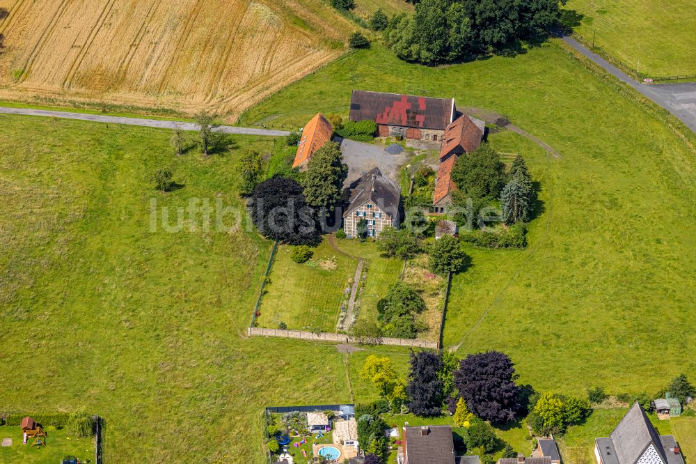 Luftaufnahme Herringen - Bauernhof in Herringen im Bundesland Nordrhein-Westfalen, Deutschland