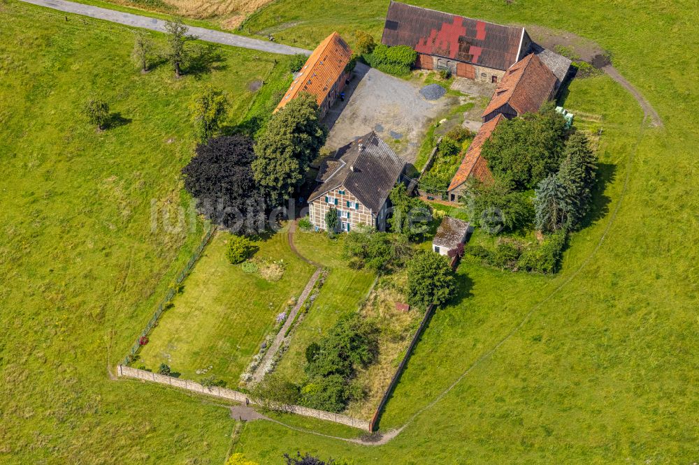 Herringen aus der Vogelperspektive: Bauernhof in Herringen im Bundesland Nordrhein-Westfalen, Deutschland