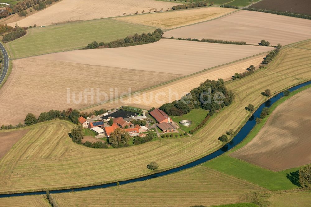 Luftaufnahme Olfen - Bauernhof in Olfen im Bundesland Nordrhein-Westfalen