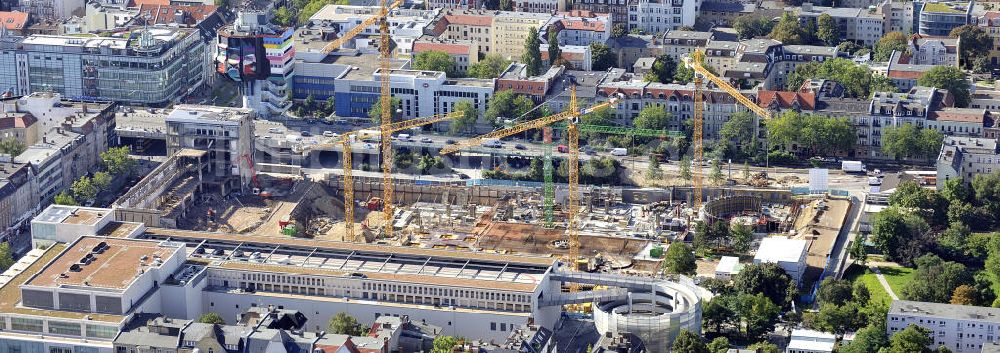 Luftaufnahme Berlin - Baufeld Einkaufszentrum Boulevard Berlin