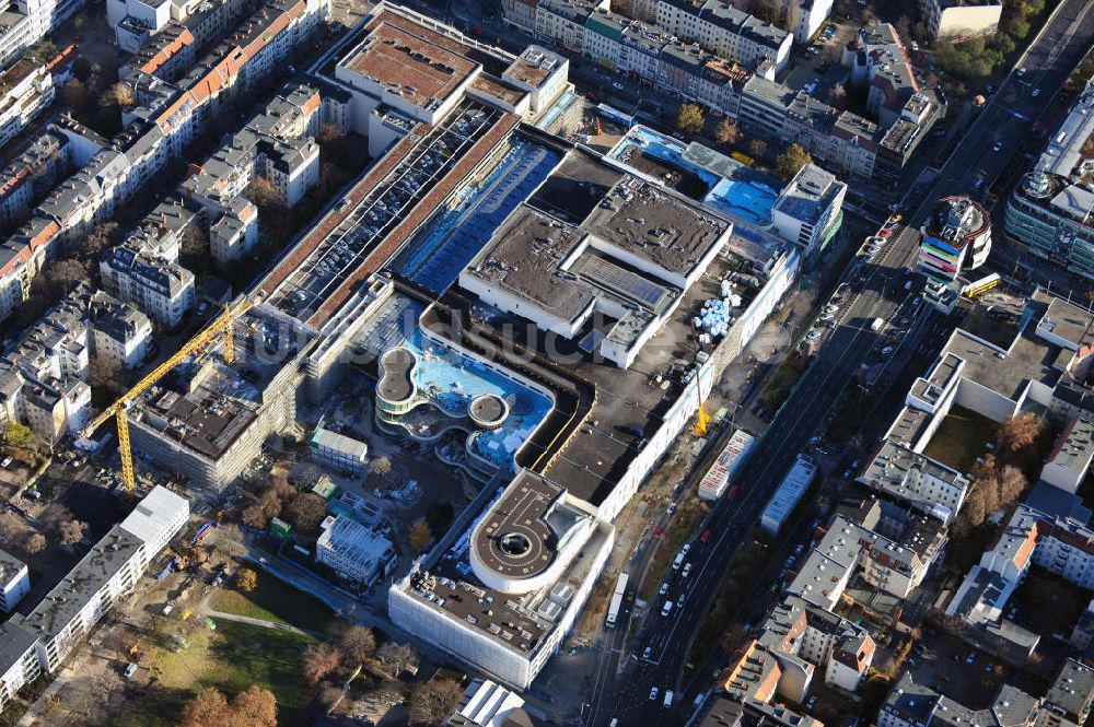 Berlin Steglitz von oben - Baufeld Einkaufszentrum Boulevard Berlin