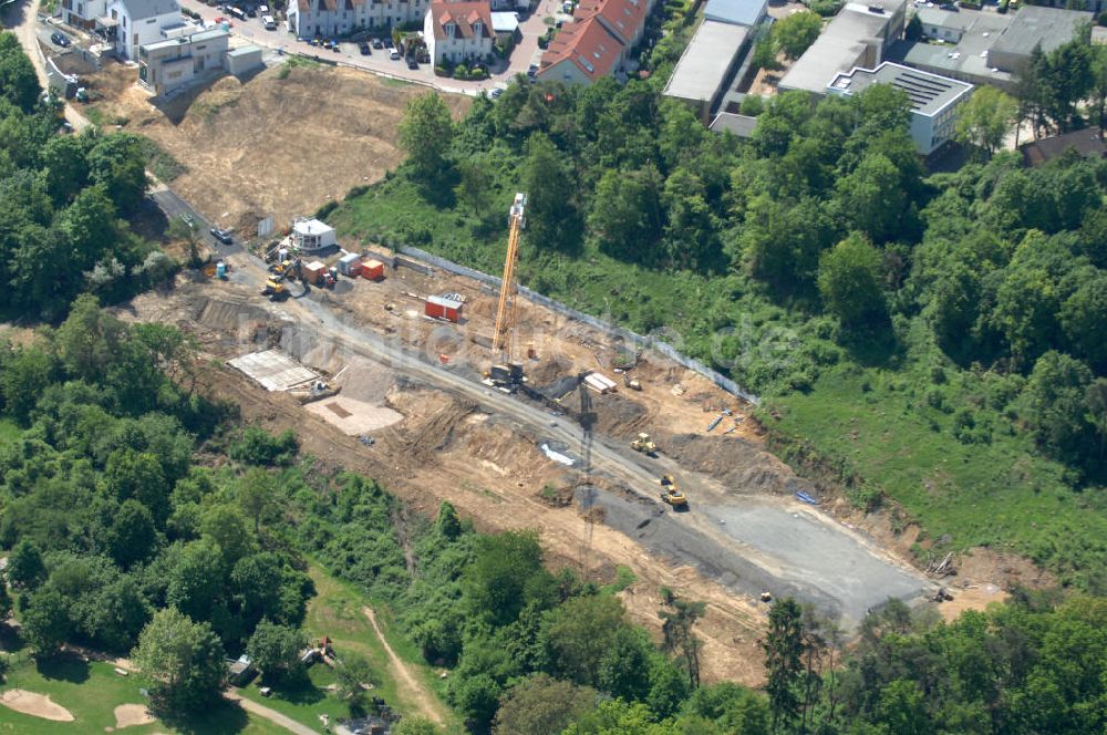 Luftbild Bad Vilbel - Baufeld der Wohnanlage am Tannenweg in Bad Vilbel