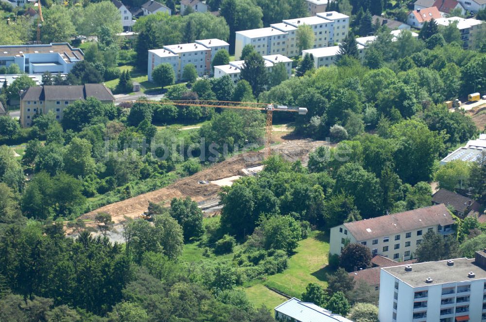 Bad Vilbel aus der Vogelperspektive: Baufeld der Wohnanlage am Tannenweg in Bad Vilbel