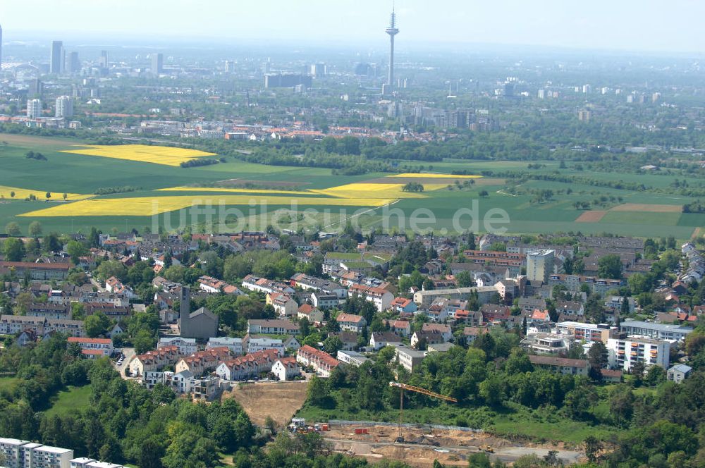 Luftbild Bad Vilbel - Baufeld der Wohnanlage am Tannenweg in Bad Vilbel