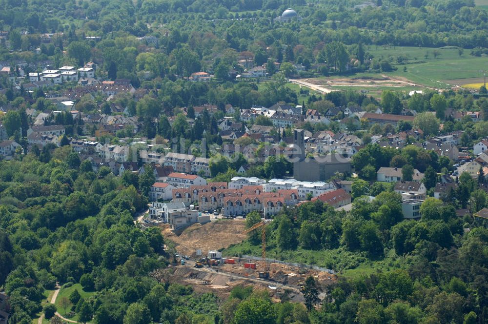 Luftaufnahme Bad Vilbel - Baufeld der Wohnanlage am Tannenweg in Bad Vilbel