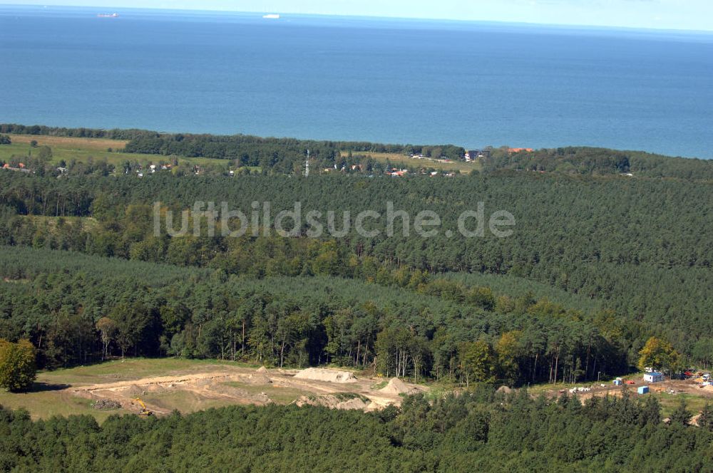 Graal-Müritz von oben - Baufeld zur Wohnneubauanlage Küstenwald im Ostseeheilbad Graal-Müritz