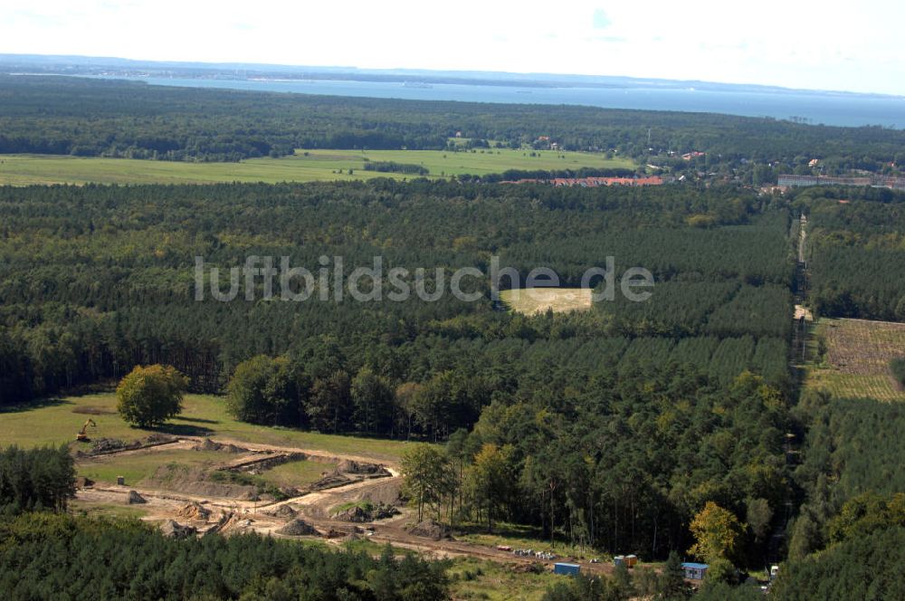 Graal-Müritz von oben - Baufeld zur Wohnneubauanlage Küstenwald im Ostseeheilbad Graal-Müritz