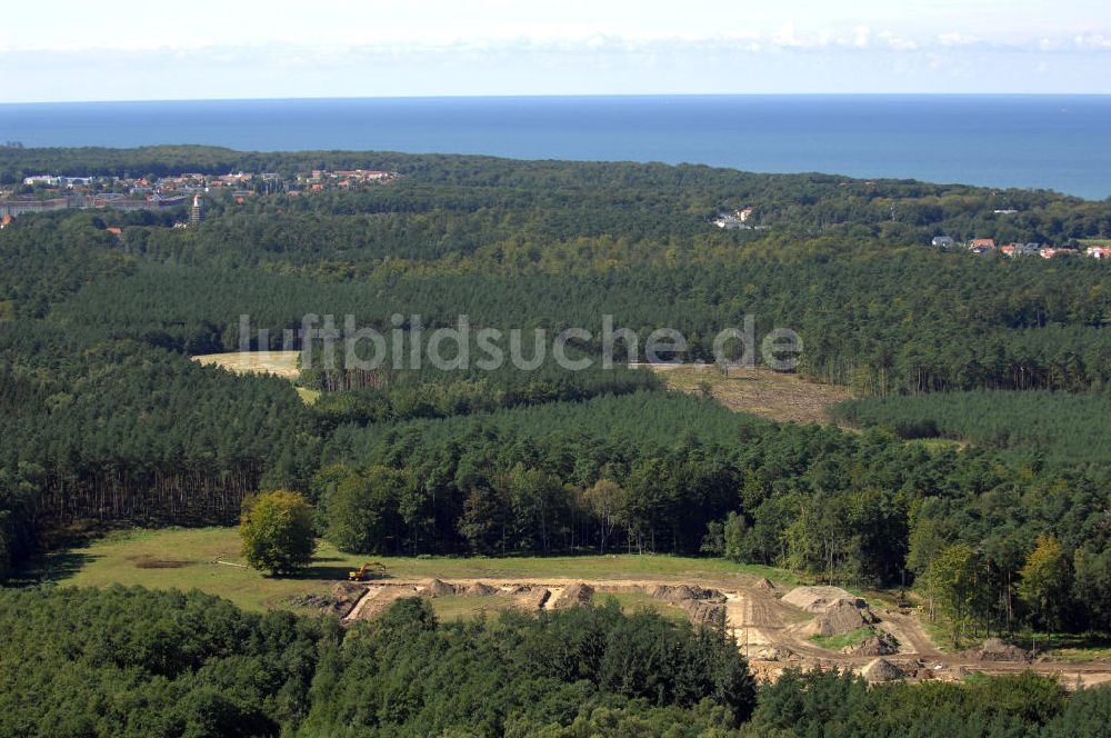 Luftaufnahme Graal-Müritz - Baufeld zur Wohnneubauanlage Küstenwald im Ostseeheilbad Graal-Müritz