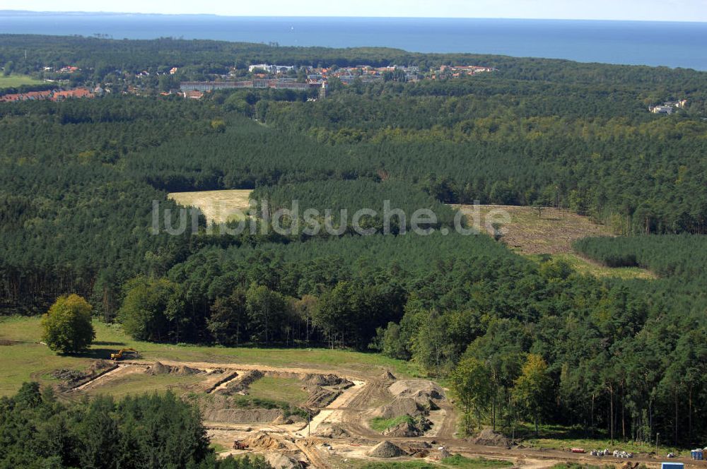 Luftbild Graal-Müritz - Baufeld zur Wohnneubauanlage Küstenwald im Ostseeheilbad Graal-Müritz