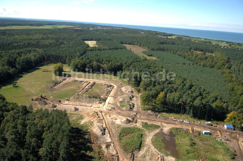 Luftaufnahme Graal-Müritz - Baufeld zur Wohnneubauanlage Küstenwald im Ostseeheilbad Graal-Müritz