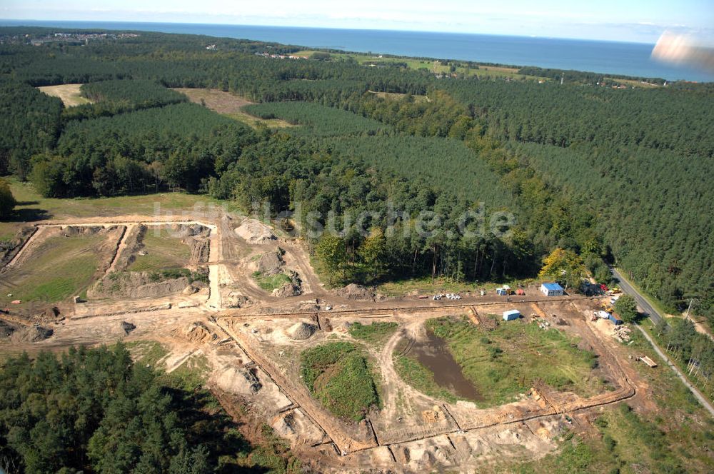 Luftbild Graal-Müritz - Baufeld zur Wohnneubauanlage Küstenwald im Ostseeheilbad Graal-Müritz