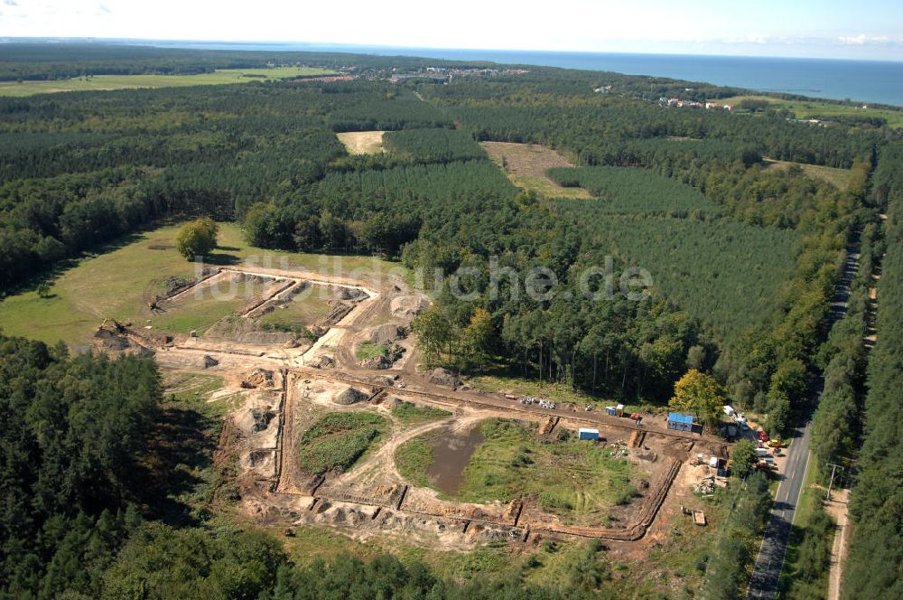 Luftbild Graal-Müritz - Baufeld zur Wohnneubauanlage Küstenwald im Ostseeheilbad Graal-Müritz