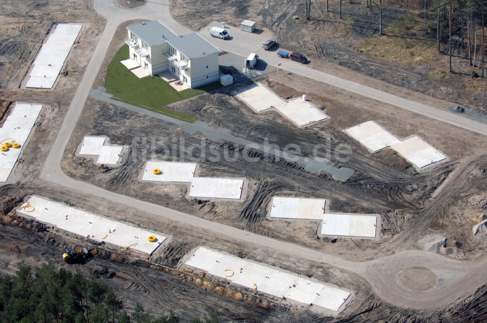 Graal-Müritz von oben - Baufeld zur Wohnneubauanlage Küstenwald im Ostseeheilbad Graal-Müritz