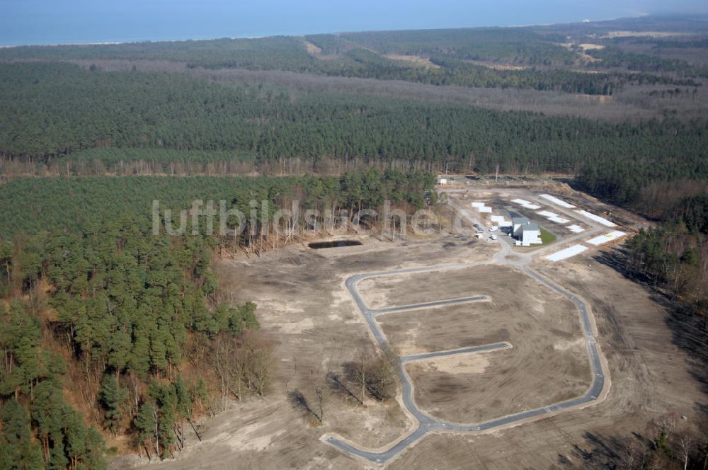 Graal-Müritz aus der Vogelperspektive: Baufeld zur Wohnneubauanlage Küstenwald im Ostseeheilbad Graal-Müritz