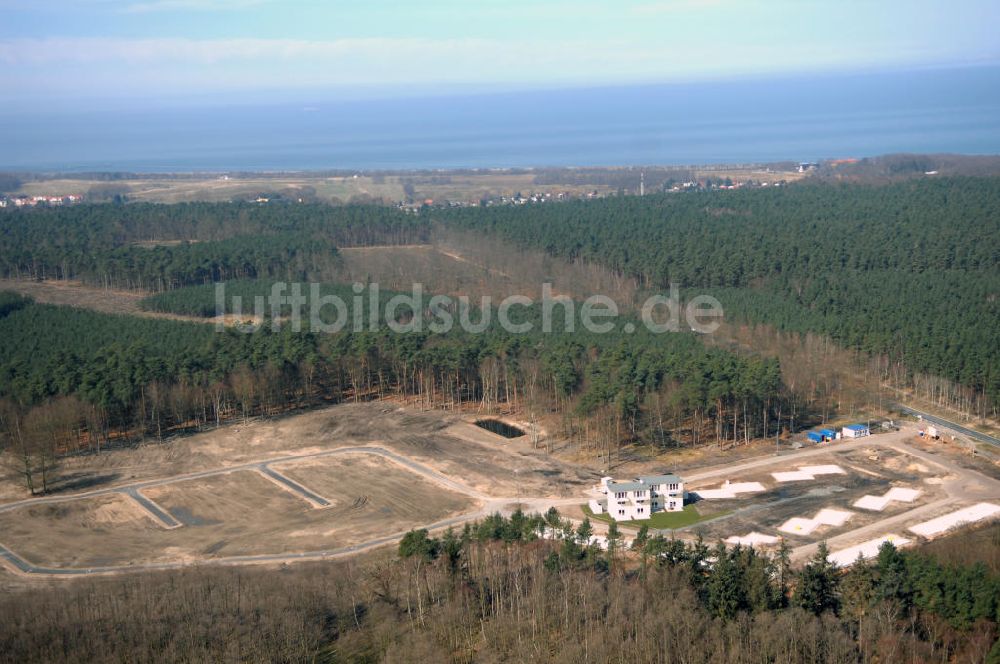 Graal-Müritz aus der Vogelperspektive: Baufeld zur Wohnneubauanlage Küstenwald im Ostseeheilbad Graal-Müritz