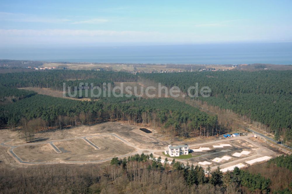 Luftbild Graal-Müritz - Baufeld zur Wohnneubauanlage Küstenwald im Ostseeheilbad Graal-Müritz