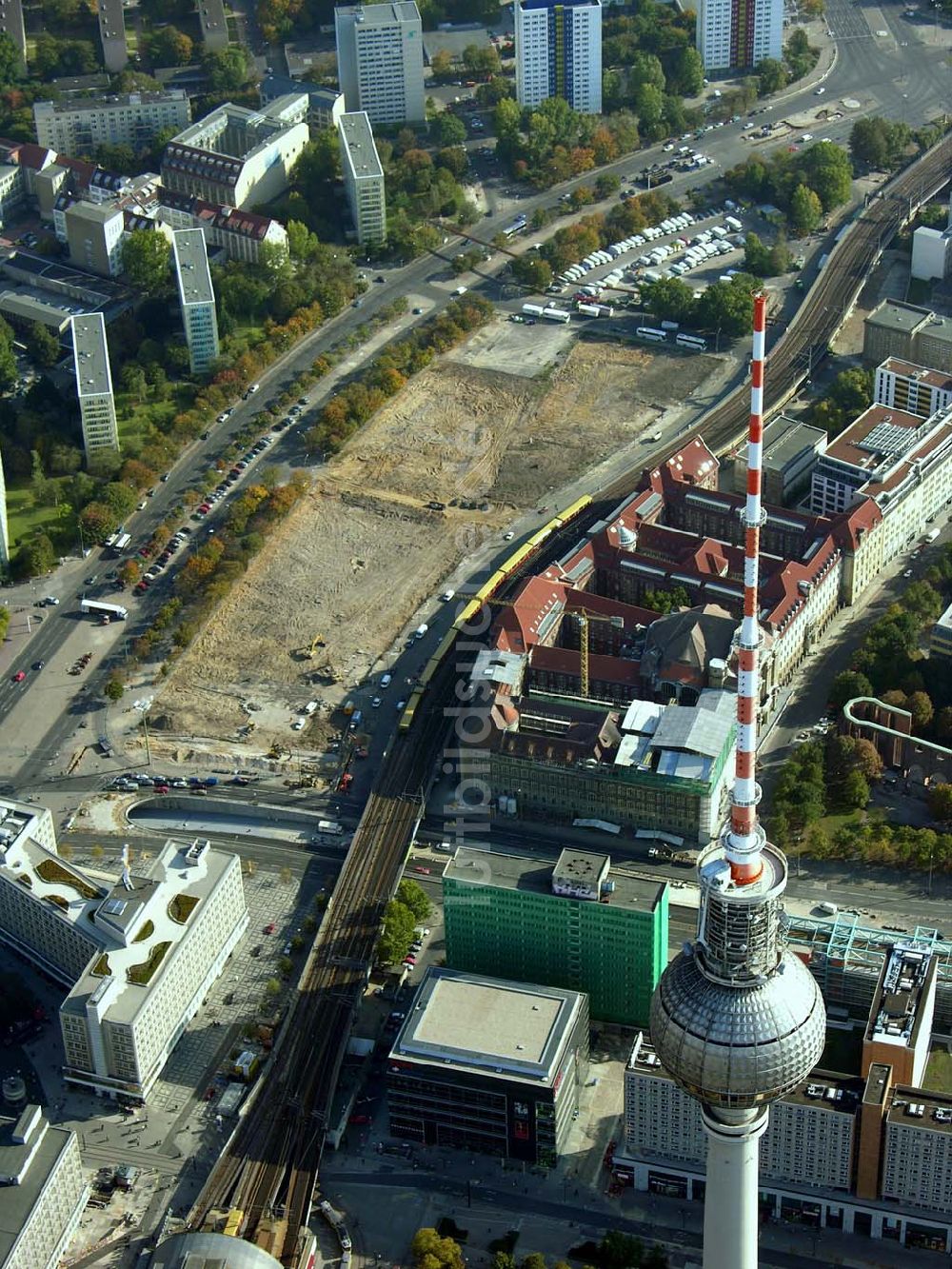 Berlin von oben - Baufläche in der Dircksenstraße