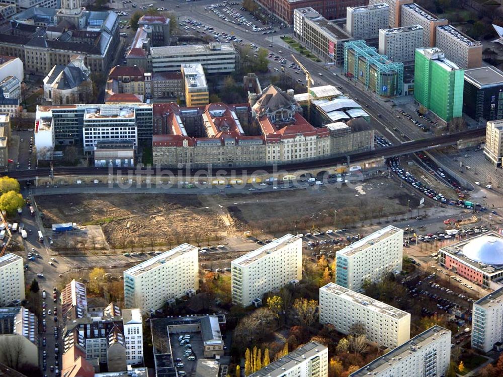 Luftaufnahme Berlin - Baufläche an der Dircksenstrasse Berlin/Mitte