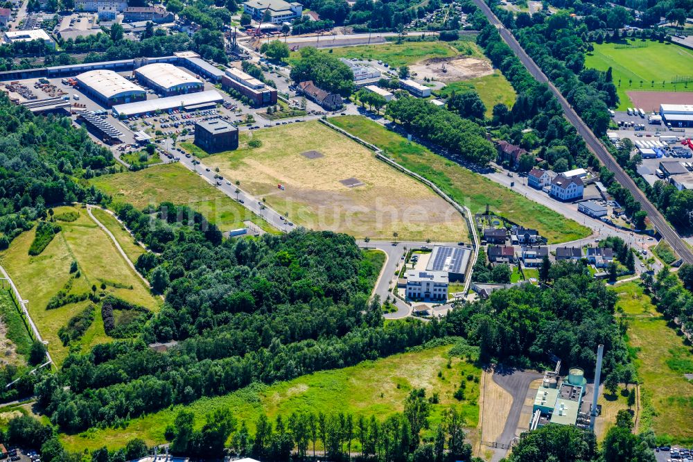 Luftbild Recklinghausen - Baugebiet und Stadtentwicklungsgebiet Gewerbliche Mitte Recklinghausen Blumenthal an der Herner Straße in Recklinghausen im Bundesland Nordrhein-Westfalen