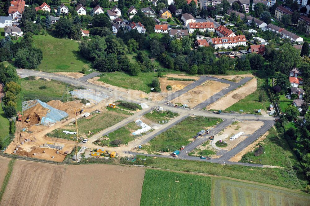 Luftaufnahme Bad Vilbel - Baugebiet Taunusblick in Bad Vilbel, Heilsberg in Hessen