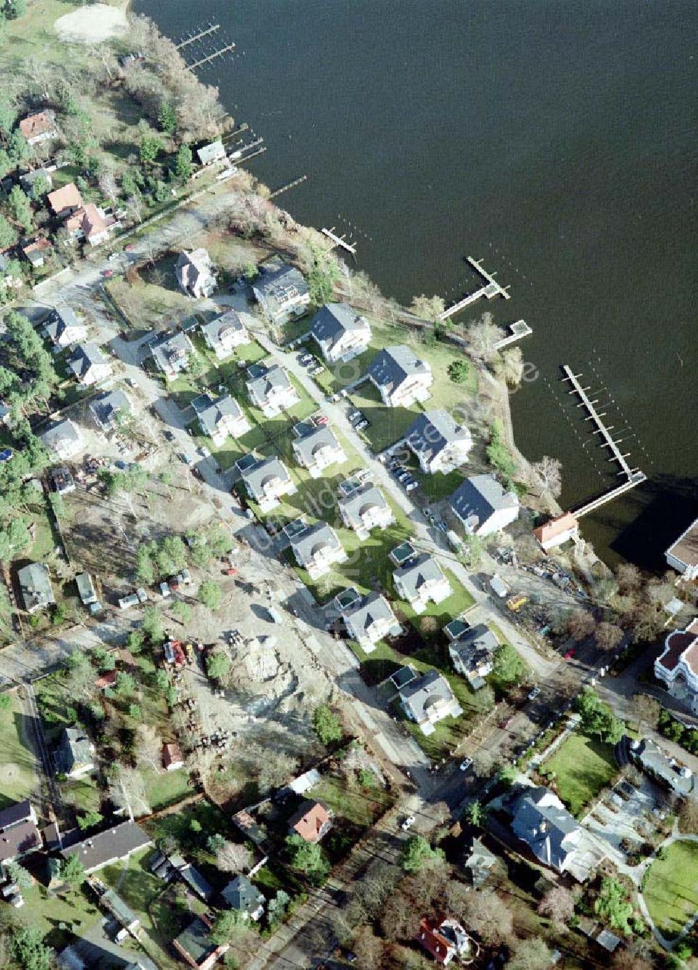 Luftbild Zeuthen bei Berlin - Baugelände der EDR GmbH am Zeuthener See