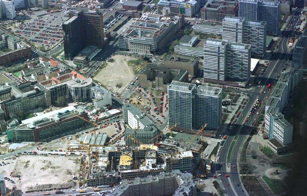 Luftbild Berlin - Baugeschehen am Spittelmarkt