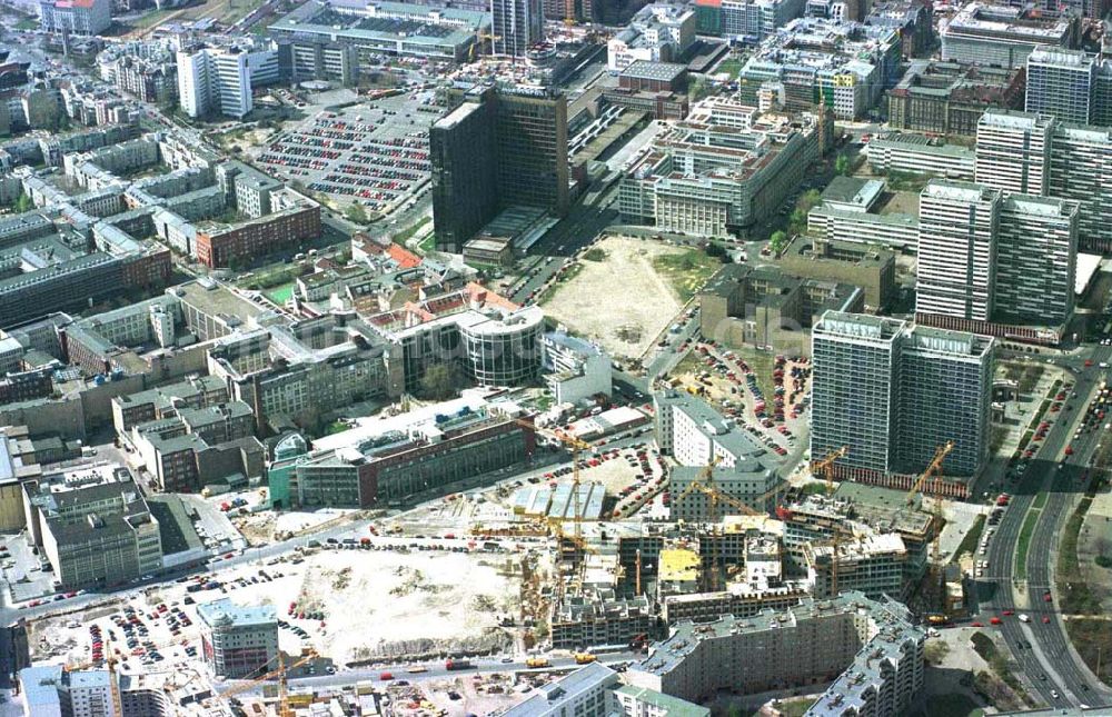 Luftaufnahme Berlin - Baugeschehen am Spittelmarkt