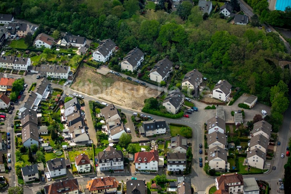 Luftbild Gevelsberg - Baugrund in einer Mehrfamilienhaus-Wohnanlage in Gevelsberg im Bundesland Nordrhein-Westfalen