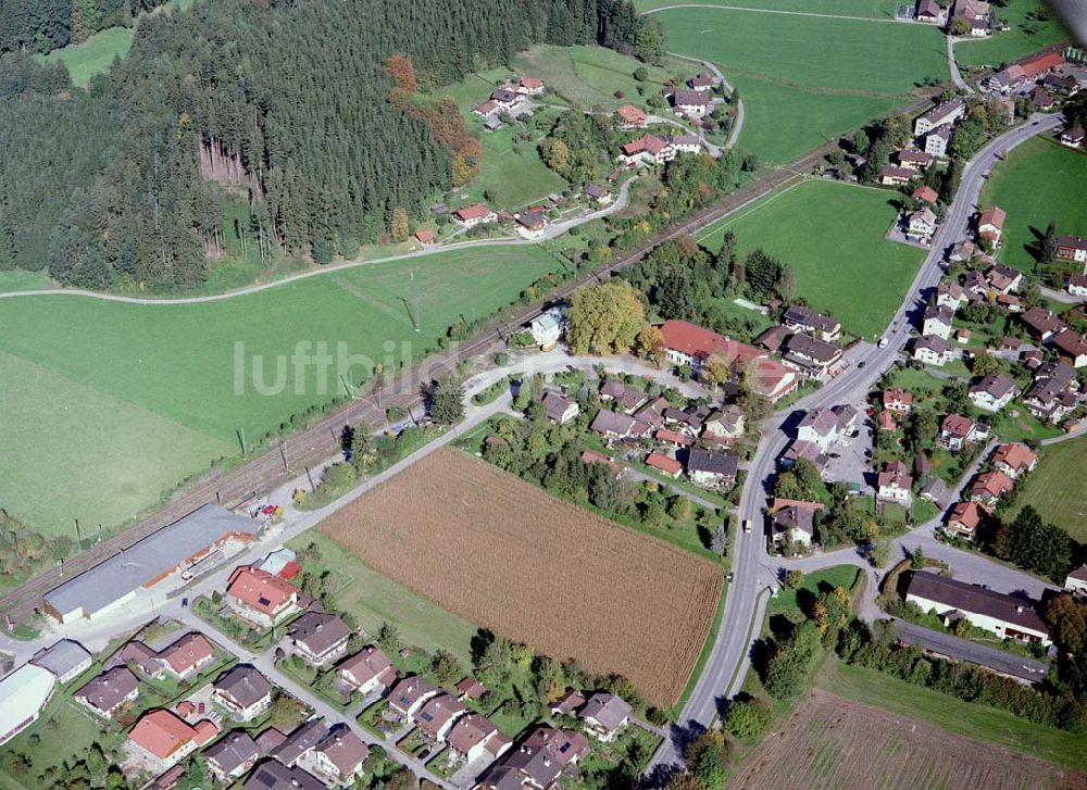 Luftaufnahme Freilassing / Bayern - Baugrundstück Hammerau A der Unternehmensgruppe MAX AICHER in Freilassing.