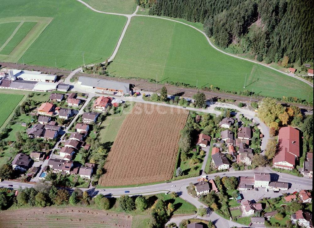 Freilassing / Bayern aus der Vogelperspektive: Baugrundstück Hammerau A der Unternehmensgruppe MAX AICHER in Freilassing.