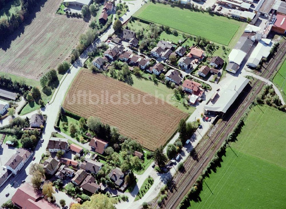 Luftbild Freilassing / Bayern - Baugrundstück Hammerau A der Unternehmensgruppe MAX AICHER in Freilassing.