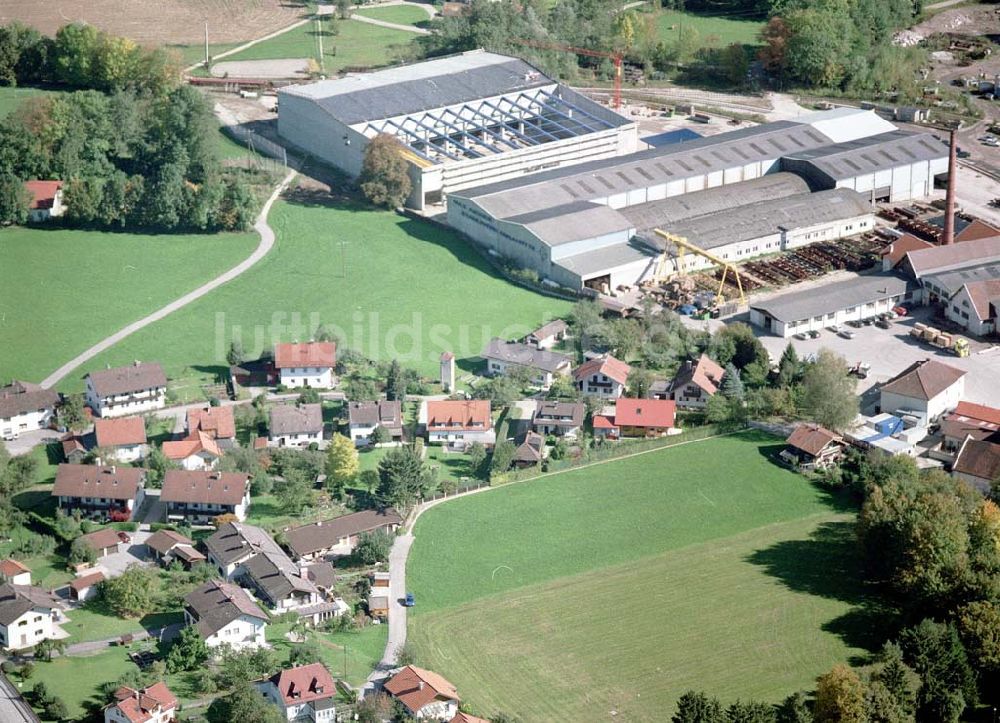 Luftbild Freilassing / Bayern - Baugrundstück Hammerau der Unternehmensgruppe MAX AICHER in Freilassing.