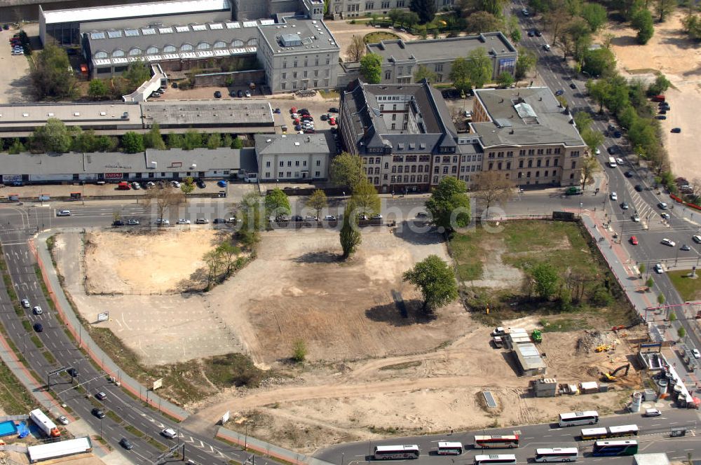 Luftaufnahme Berlin - Baugrundstück Heidestraße Europacity in Berlin-Mitte