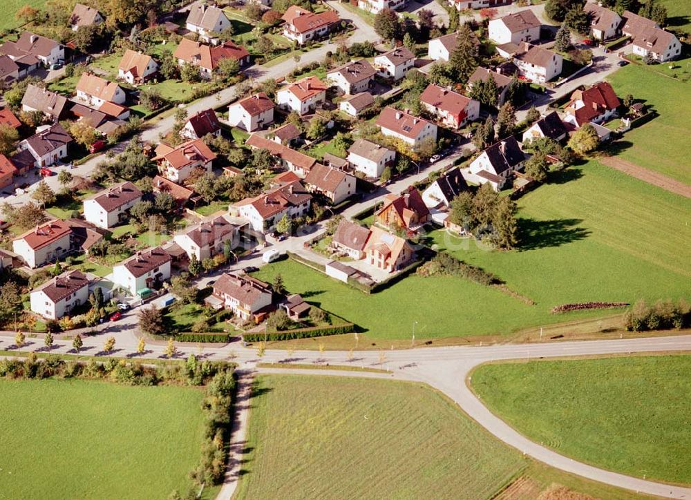 Freilassing / Bayern von oben - Baugrundstück Kirchfeldstraße der Unternehmensgruppe MAX AICHER in Freilassing.