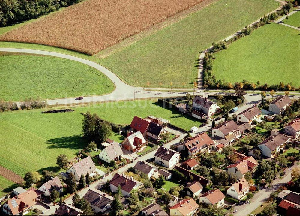 Luftaufnahme Freilassing / Bayern - Baugrundstück Kirchfeldstraße der Unternehmensgruppe MAX AICHER in Freilassing.